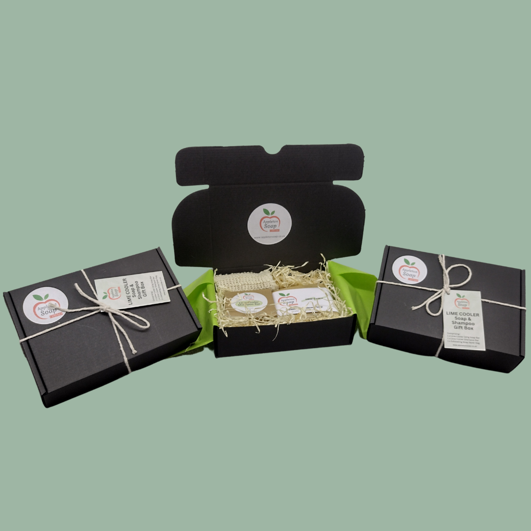 Lime Cooler Handmade Soap & Shampoo Gift Box