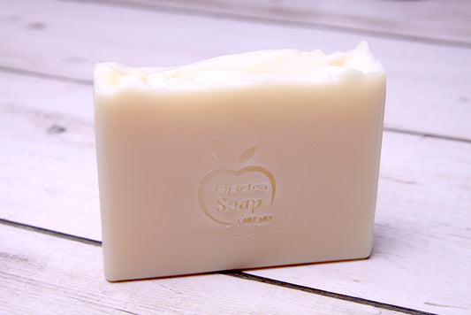 Fragrance free soap bar natural cream in colour
